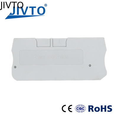 D-PT1.5-TW End Barrier Plate For PT 1.5-TW Twin Wire Electrical Connector Din Rail Terminal Block Accessories End Cover