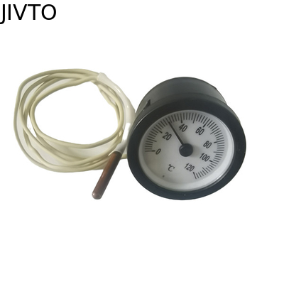 Plastic Case Capillary Tube 2'' 53mm 120C Capillary Temperature Gauge 1m